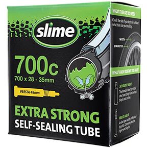 أنبوب داخلي للدراجة Slime 30086 مع مانع تسرب للثقب، قوي للغاية، إغلاق ذاتي، منع وإصلاح، صمام بريستا، 700 × 28-35 مم in Saudi Arabia