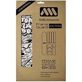 إطار حماية عالي التأثير من AMS على الطراز الجبلي بالكامل شبه شفاف - يحمي دراجتك من الخدوش والضربات in Kuwait