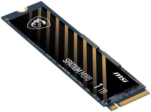 ام اس اي SPATIUM M390 NVMe M.2 1 تيرابايت داخلي للألعاب بي سي اي ايه Gen3 يصل إلى 3300 ميجابايت/ثانية 3D ناند تصل إلى 1200 تيرابايت in Kuwait