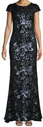 Calvin Klein Women's Cap-Sleeve Sequin Gown in Saudi Arabia