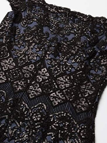 فستان Tadashi Shoji نسائي من الدانتيل ومزين بالترتر C/S in Saudi Arabia
