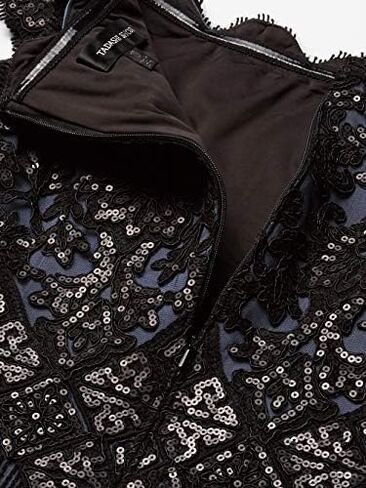 فستان Tadashi Shoji نسائي من الدانتيل ومزين بالترتر C/S in Saudi Arabia