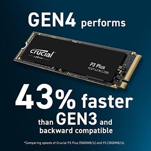 Crucial P3 1TB PCIe Gen3 3D NAND NVMe M.2 SSD, up to 3500MB/s - CT1000P3SSD8 in Saudi Arabia