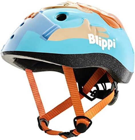 Blippi Kids' Bike Helmet - from Toddler to Youth Helmets - 12 Vents & Adjustable Fit - Multi-Sport Kids Helmet for Cycling, Skateboarding, & Scooter - Age 2-8 yrs in Saudi Arabia