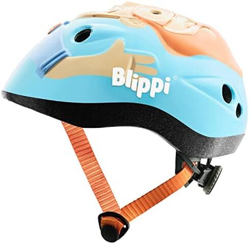 Blippi Kids' Bike Helmet - from Toddler to Youth Helmets - 12 Vents & Adjustable Fit - Multi-Sport Kids Helmet for Cycling, Skateboarding, & Scooter - Age 2-8 yrs in Saudi Arabia