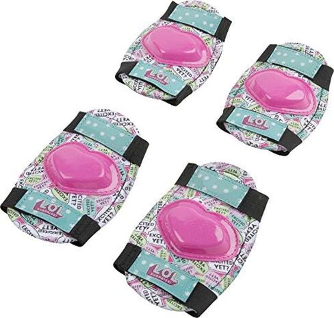 LOL Surprise Signature Series Protective Knee Pads & Elbow Pads for Kids Bike, for Ages 3+, Pink in Saudi Arabia