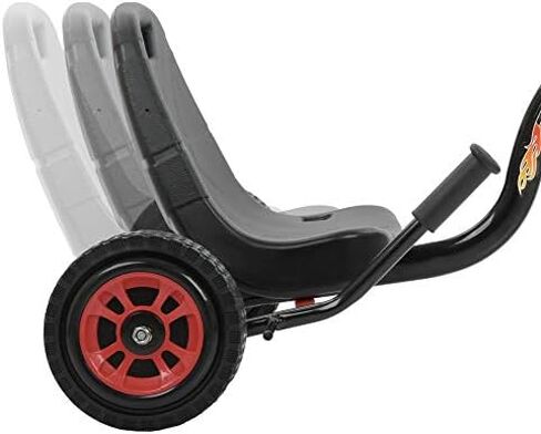 عربة دواسة تايفون المحدودة من هاوك (هونج كونج) مزودة بقضبان مقبض للتعليق على شكل قرد وإطارات مطاطية حقيقية بحافة أمامية 38.1 سم ومقعد منخفض قابل للتعديل in Kuwait