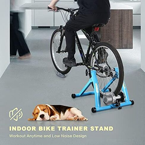 حامل مدرب الدراجة السائل من سايكلين لركوب الدراجات في الأماكن المغلقة مع تقليل الضوضاء، حامل تدريب محمول للدراجات الهوائية مع عجلة سوائل، مدرب مقاوم للدراجات النارية والدراجات الجبلية in Kuwait