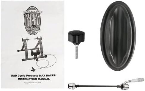 RAD Cycle Products Max Racer 7 Levels of with Smooth Magnetic Resistance Bicycle Trainer Allows You to Work Out with Your Bike in Kuwait