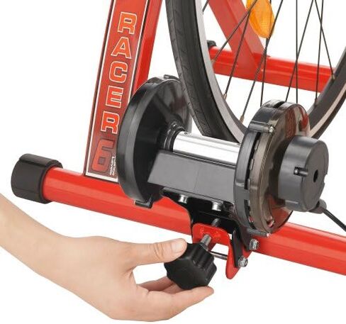 RAD Cycle Products Max Racer 7 Levels of with Smooth Magnetic Resistance Bicycle Trainer Allows You to Work Out with Your Bike in Kuwait