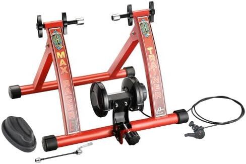 RAD Cycle Products Max Racer 7 Levels of with Smooth Magnetic Resistance Bicycle Trainer Allows You to Work Out with Your Bike in Kuwait