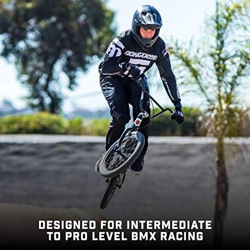 Mongoose Title Elite 24 BMX Race Bike with 24-Inch Wheels in Black for Advanced and Returning Riders, Featuring Professional-Grade 6061 Tectonic T1 Biaxial Hydroformed and Butted Aluminum Frame in Saudi Arabia