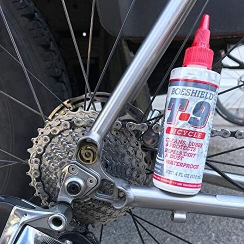 Boeshield T-9 Bicycle Chain Waterproof Lubricant and Rust Protection, 4 oz Liquid, Original Version (122183) , White in Saudi Arabia