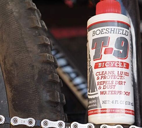 Boeshield T-9 Bicycle Chain Waterproof Lubricant and Rust Protection, 4 oz Liquid, Original Version (122183) , White in Saudi Arabia