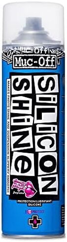 Muc Off Silicon Shine, 500 Milliliters - Highly Advanced, Friction-Reducing Bicycle Shine Spray for A Glossy Finish - Suitable for All Types of Bike in Kuwait