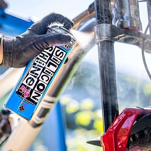 Muc Off Silicon Shine, 500 Milliliters - Highly Advanced, Friction-Reducing Bicycle Shine Spray for A Glossy Finish - Suitable for All Types of Bike in Kuwait