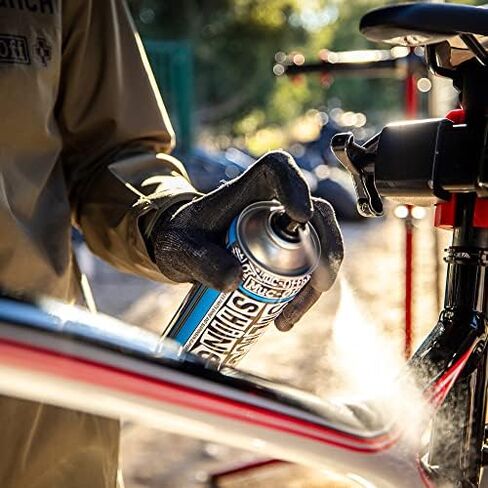 Muc Off Silicon Shine, 500 Milliliters - Highly Advanced, Friction-Reducing Bicycle Shine Spray for A Glossy Finish - Suitable for All Types of Bike in Kuwait