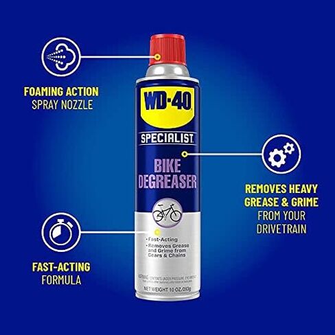 دراجة WD-40 ، جميع الظروف لشحوم ، منظف الدراجة ، مزيل الشحوم ، التشحيم الرطب in Kuwait