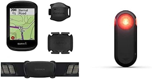 Garmin Edge 830 Sensor Bundle, Performance Touchscreen GPS Cycling/Bike Computer with Mapping & Varia RTL515, Cycling Rearview Radar with Tail Light, Visual and Audible Alerts, 010-02376-00, One Size in Saudi Arabia