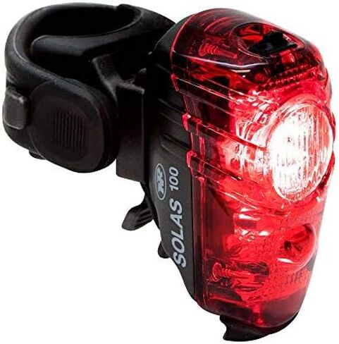NiteRider Solas 100 Lumens USB Rechargeable Bike Tail Light Powerful Daylight Visible Bicycle LED Rear Light Easy to Install Road Mountain City Commuting Adventure Cycling Safety Flash in Saudi Arabia