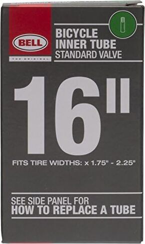 Bell 16-Inch Universal Inner Tube, Width Fit Range 1.75-Inch to 2.25-Inch, Black in Saudi Arabia