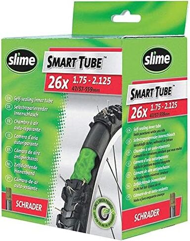 أنبوب داخلي للدراجة Slime 30045 مع مانع تسرب للثقب، قوي للغاية، إغلاق ذاتي، منع وإصلاح، صمام شريدر، 26 بوصة × 1.75-2.125 بوصة in Saudi Arabia