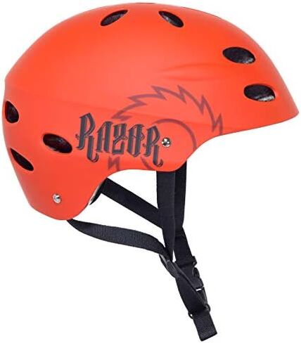 Razor V-12 Multi-Sport Helmet - CPSC Approved Kid’s Helmet with Adjustable Strap - Lightweight Kid’s Bike Helmet with Foam Padding for ‎Cycling & Skateboarding in Saudi Arabia