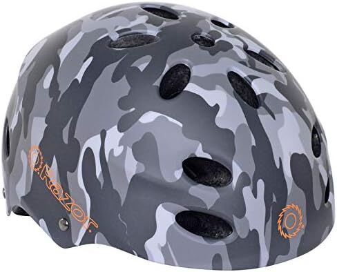 Razor V-12 Multi-Sport Helmet - CPSC Approved Kid’s Helmet with Adjustable Strap - Lightweight Kid’s Bike Helmet with Foam Padding for ‎Cycling & Skateboarding in Saudi Arabia