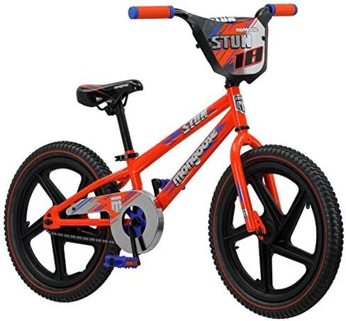 Mongoose Stun Freestyle BMX Bike for Kids, 18-Inch Wheels in Saudi Arabia