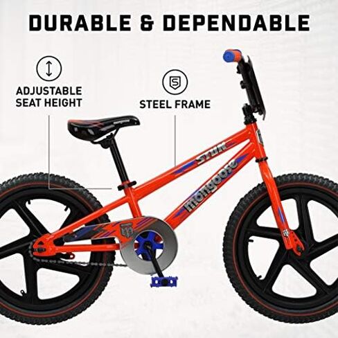 Mongoose Stun Freestyle BMX Bike for Kids, 18-Inch Wheels in Saudi Arabia