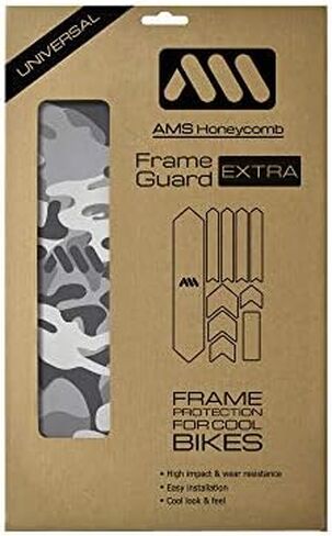 All Mountain Style AMS High Impact Frame Guard Extra Semi-Transparent – Protects Your Bike from Scratches and dings in Saudi Arabia