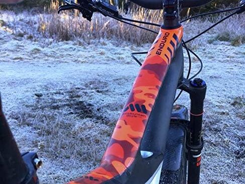 All Mountain Style AMS High Impact Frame Guard Extra Semi-Transparent – Protects Your Bike from Scratches and dings in Saudi Arabia