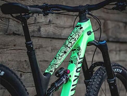 إطار حماية عالي التأثير من AMS على الطراز الجبلي بالكامل شبه شفاف - يحمي دراجتك من الخدوش والضربات in Kuwait