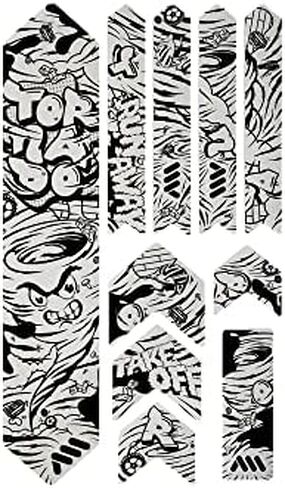 إطار حماية عالي التأثير من AMS على الطراز الجبلي بالكامل شبه شفاف - يحمي دراجتك من الخدوش والضربات in Kuwait