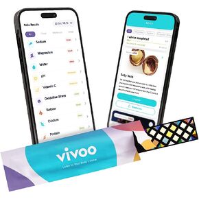 Vivoo | The #1 Urine Test Strips & Keto Strips with App | Advanced Home Tracking for Nutrition, Ketones, Hydration, pH, and More | 1 Test
