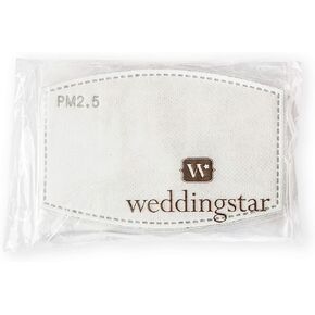 مرشحات قناع Weddingstar PM 2.5 القابل للتصرف بتقنية الكربون 5 طبقات - 10 عبوات in Kuwait