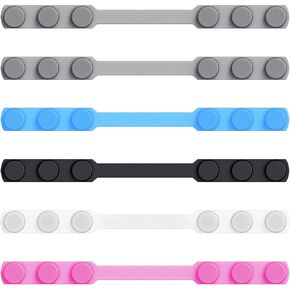 Mask Strap Extender Masks Ear Saver Adjustable Face Mask Holder Extension Hook Protectors Ear Pain Relieved Anti-Tightening Anti-Slip Buckle for Kids Adults Silicone Mask Accessories 6 Pack in Saudi Arabia