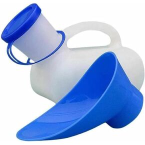 Rongbo Unisex Potty Urinal for Car,Bedpans Pee Bottle with Lid and Funnel,Men Women Toliet Urinal for Hospital,Home,Camping Outdoor Travel in Saudi Arabia