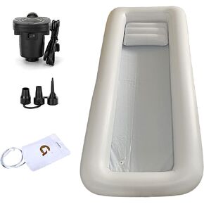 TWSOUL Inflatable Portable Bathtub, Medical Inflatable Bathtub Shower, Bath Basin Kit, PVC Portable Bathtub with Electric Air Pump, for Elderly, Disabled, Bedridden Patients, Handicapped, Pregnant in Kuwait