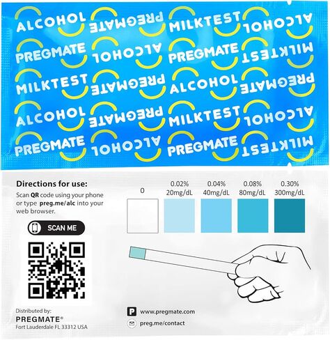 شرائط اختبار حليب الثدي الكحولية من بريجمات 30 (30 قطعة) in Kuwait