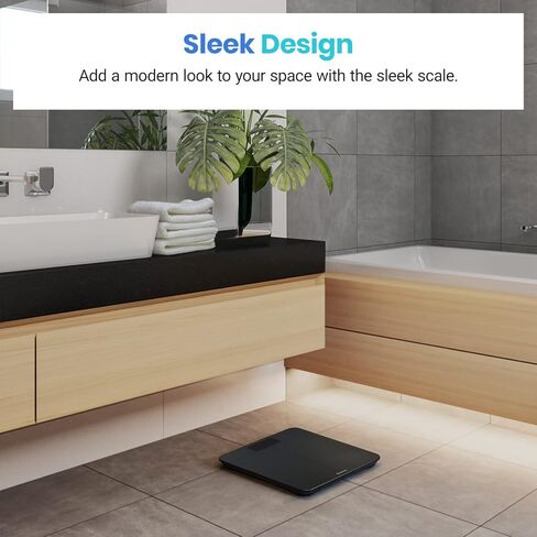 مقياس Etekcity لوزن الجسم، موازين الحمام الرقمية للأشخاص، الأكثر دقة حتى 0.05 رطل، شاشة LED ساطعة وأرقام واضحة كبيرة، جودة مطورة للاستخدام المنزلي الآمن لكبار السن، 400 رطل in Kuwait