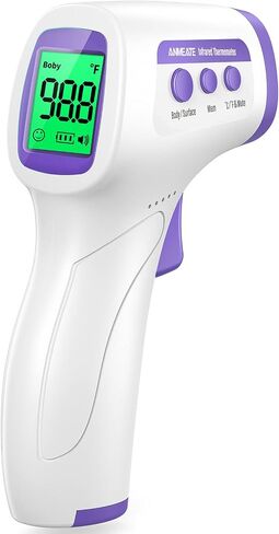 Touchless Forehead Thermometer for Adults and Kids, Instant Accuracy Readings,Fever Alarm, Quiet Vibration Feedback and 40 Memory Function in Saudi Arabia