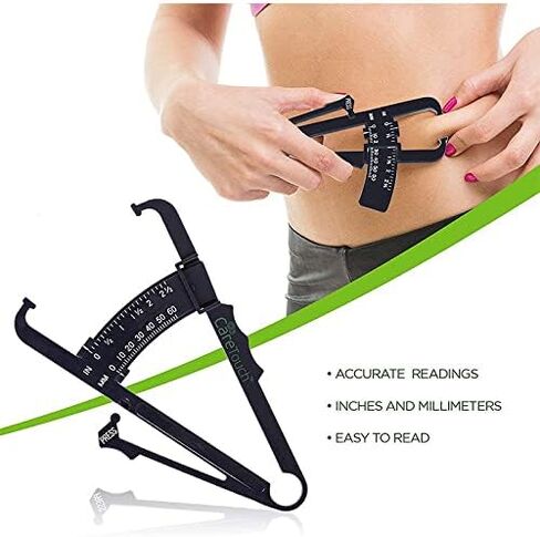 Care Touch Skinfold Body Fat Caliper Set, Measure Tape Included in Saudi Arabia