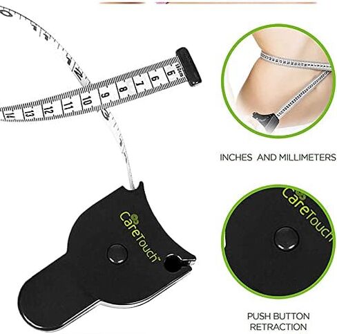 Care Touch Skinfold Body Fat Caliper Set, Measure Tape Included in Saudi Arabia