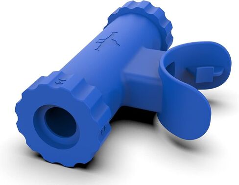 Bas Rutten O2 Trainer - Official Workout Device for Respiratory Training and Lung Muscle Fitness - Portable Breathing Mouthpiece for High Altitude and Power Training (Blue) in Saudi Arabia