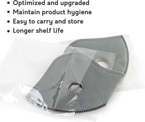 36 Individually Wrapped Face Cover Filter Insert - Activated Carbon Filters for Most Bicycle Face Msk with Filter - Replacement Anti-Dust Filter Inserts for Cycling Woodworking Sanding Outdoors in Kuwait