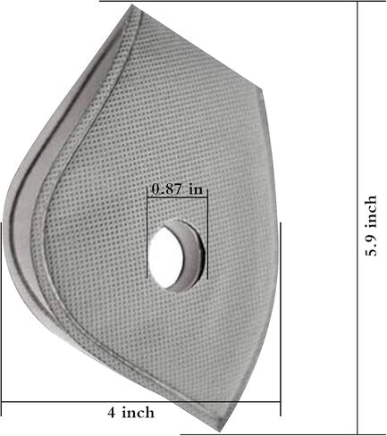 36 Individually Wrapped Face Cover Filter Insert - Activated Carbon Filters for Most Bicycle Face Msk with Filter - Replacement Anti-Dust Filter Inserts for Cycling Woodworking Sanding Outdoors in Kuwait