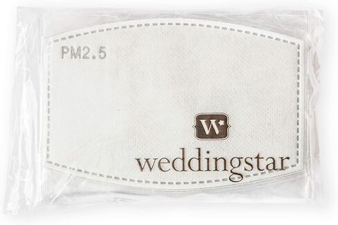 مرشحات قناع Weddingstar PM 2.5 القابل للتصرف بتقنية الكربون 5 طبقات - 10 عبوات in Kuwait