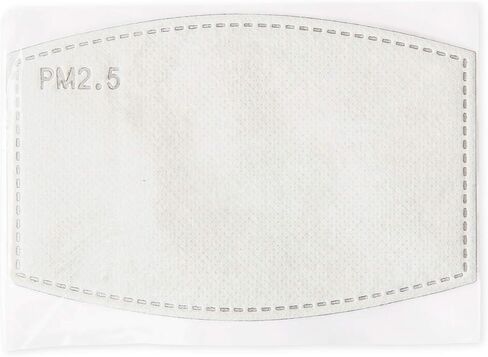 مرشحات قناع Weddingstar PM 2.5 القابل للتصرف بتقنية الكربون 5 طبقات - 10 عبوات in Kuwait