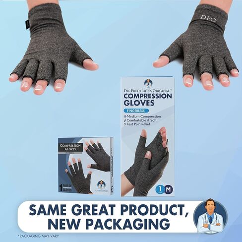 Dr. Frederick's Original Arthritis Compression Gloves for Women & Men - Ideal for Arthritis Hand Pain Relief, Carpal Tunnel, Reynaud’s & Poor Circulation - Small in Saudi Arabia